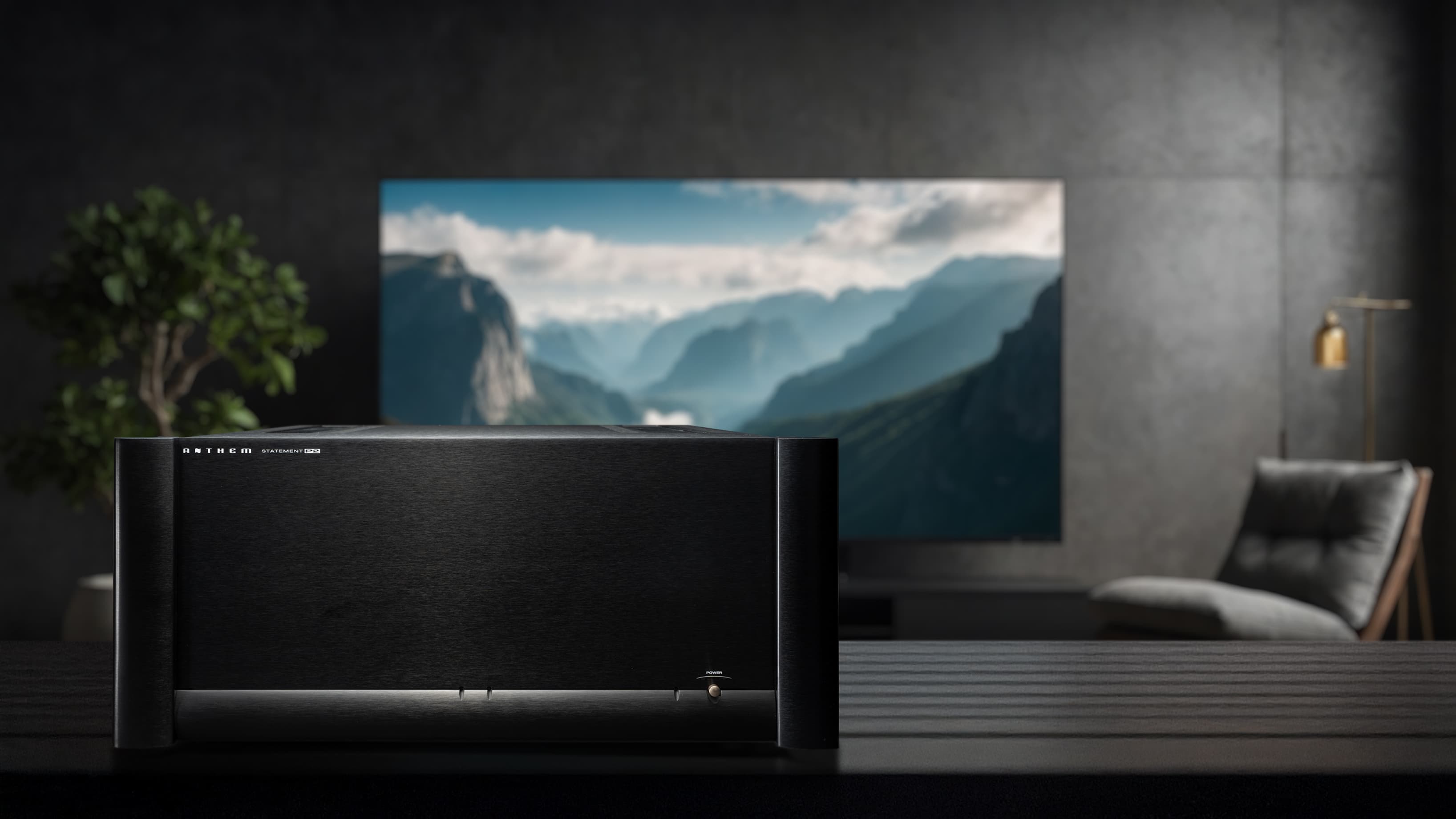 Lifestyle image of the Statement P2 amplifier