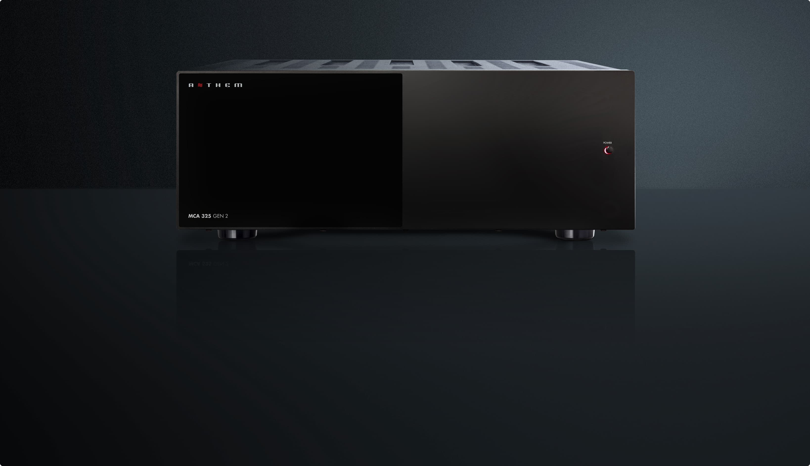 MCA 325 Gen 2 front view highlighting faceplate and controls