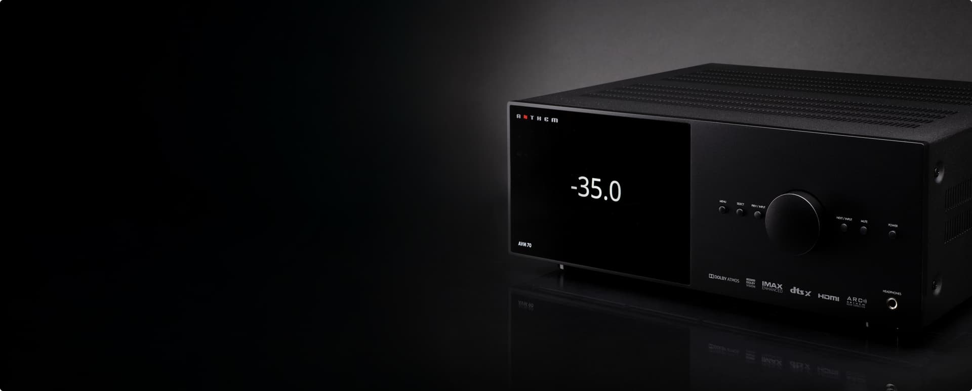 Avm 70 Rear Anthem AVM 70 8K AV Processor | Dolby Atmos | ARC Genesis - AnthemAV