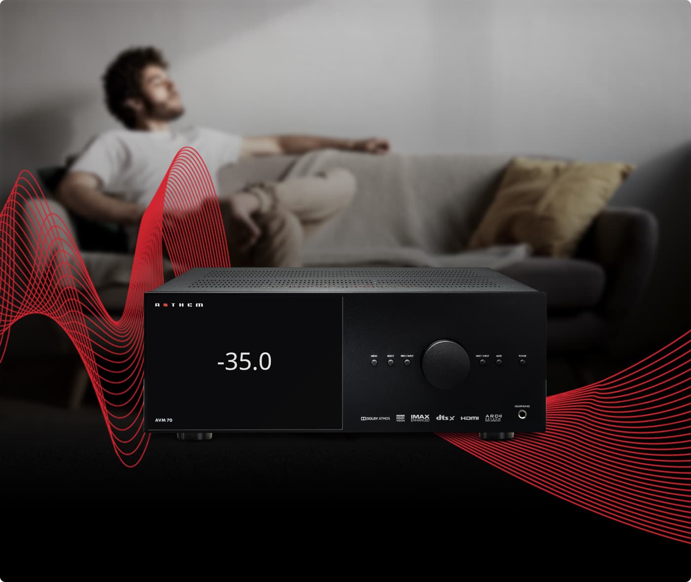 Avm 70 Rear Anthem AVM 70 8K AV Processor | Dolby Atmos | ARC Genesis - AnthemAV