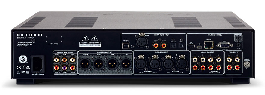 Anthem STR Preamplifier, pradinis garso stiprintuvas (įvairių spalvų)